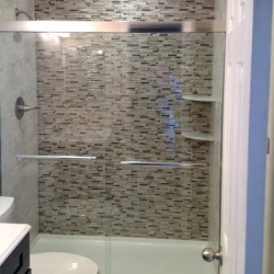 glass-tile-shower-wall-parker-co-400x400-0d406214dda5c8dfaae7f6c1eae38465 Bathroom Remodel (Parker CO)